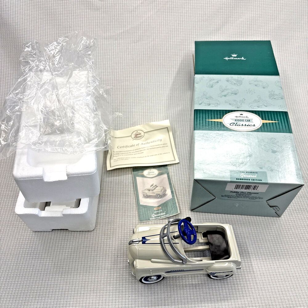 Hallmark Kiddie Car Classics 1950 Murray General Die-cast Pedal Car - NIB